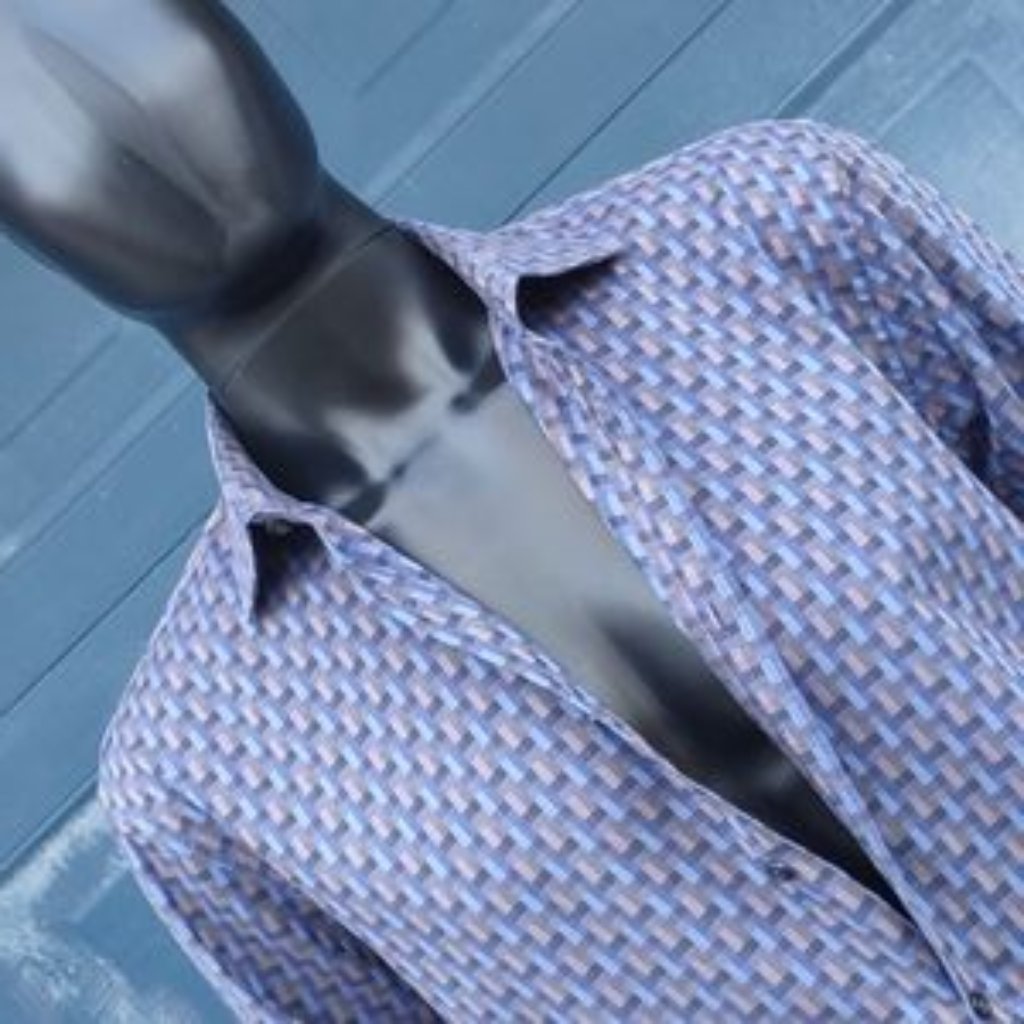 Pronto Uomo Men's Pure Cotton Luxury/Casual Shirt (Isometric)